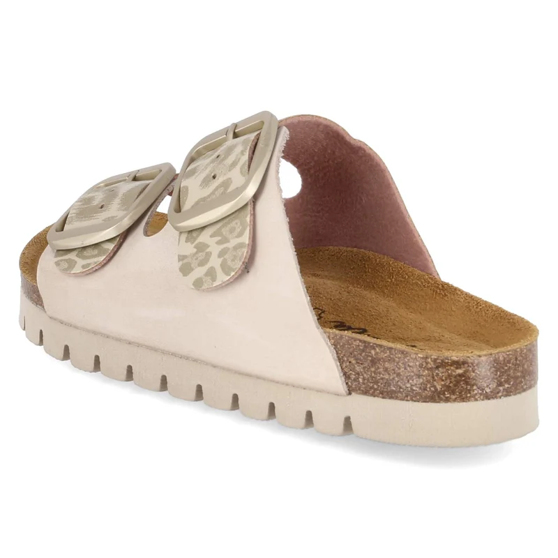 Pantoletten Beige