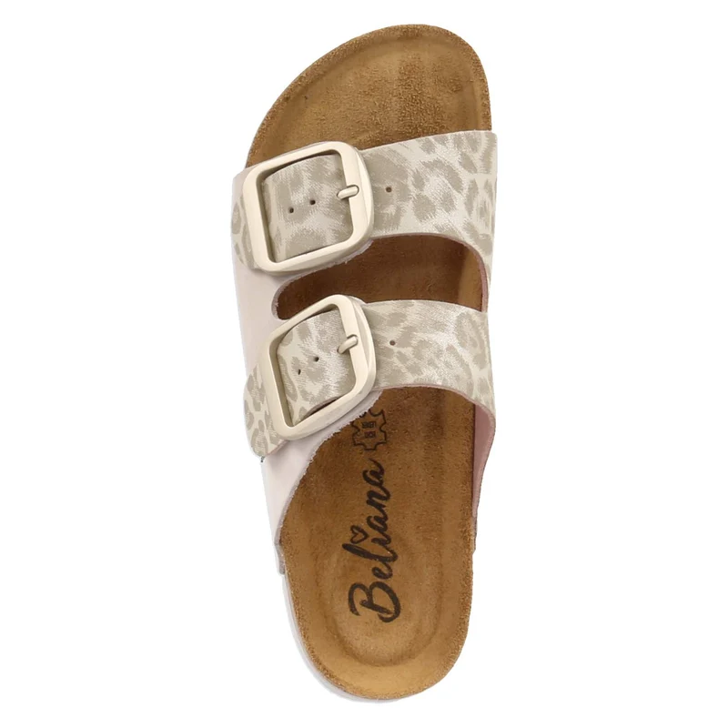 Pantoletten Beige