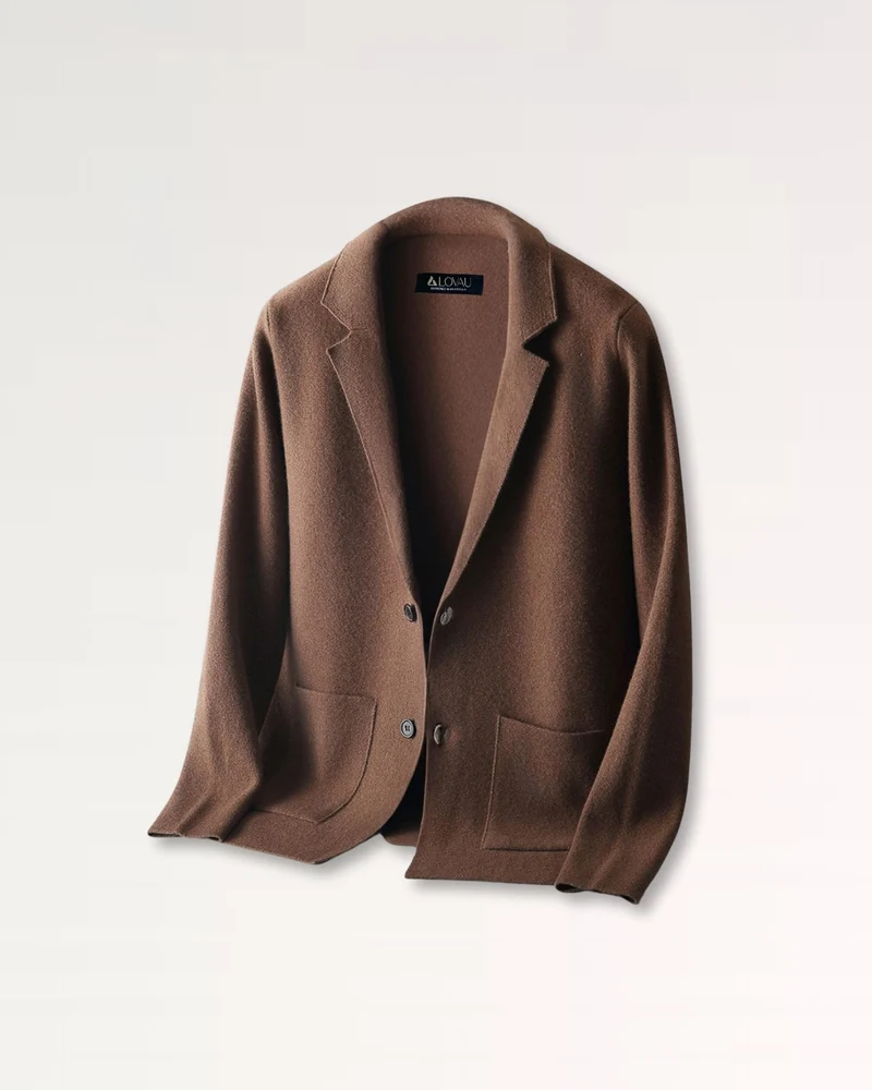 Lovau Cardigan Blazer Wool Cashmere Blend