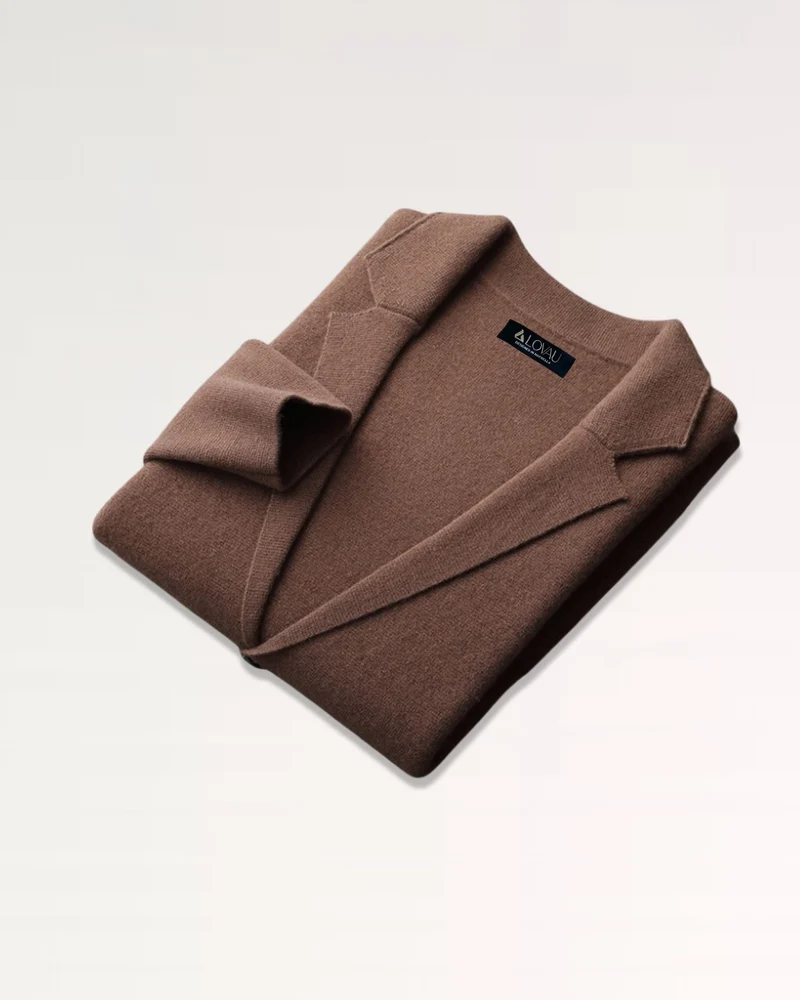 Lovau Cardigan Blazer Wool Cashmere Blend