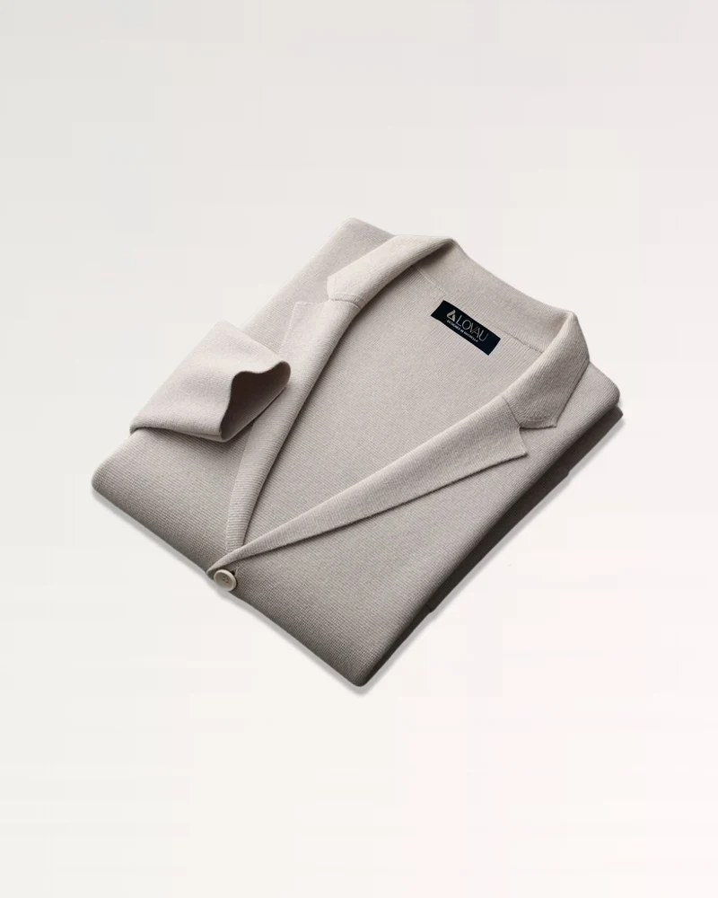 Lovau Cardigan Blazer Wool Cashmere Blend