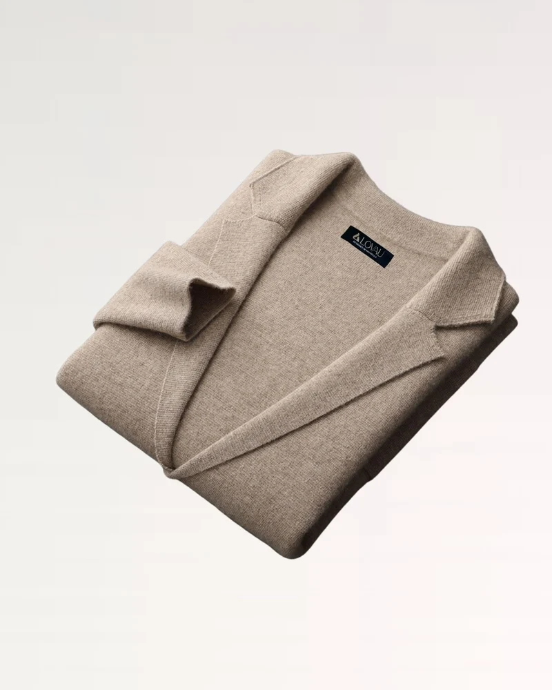 Lovau Cardigan Blazer Wool Cashmere Blend