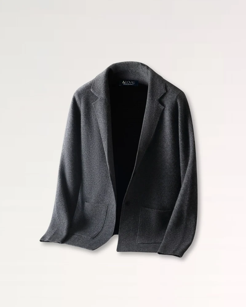 Lovau Cardigan Blazer Wool Cashmere Blend