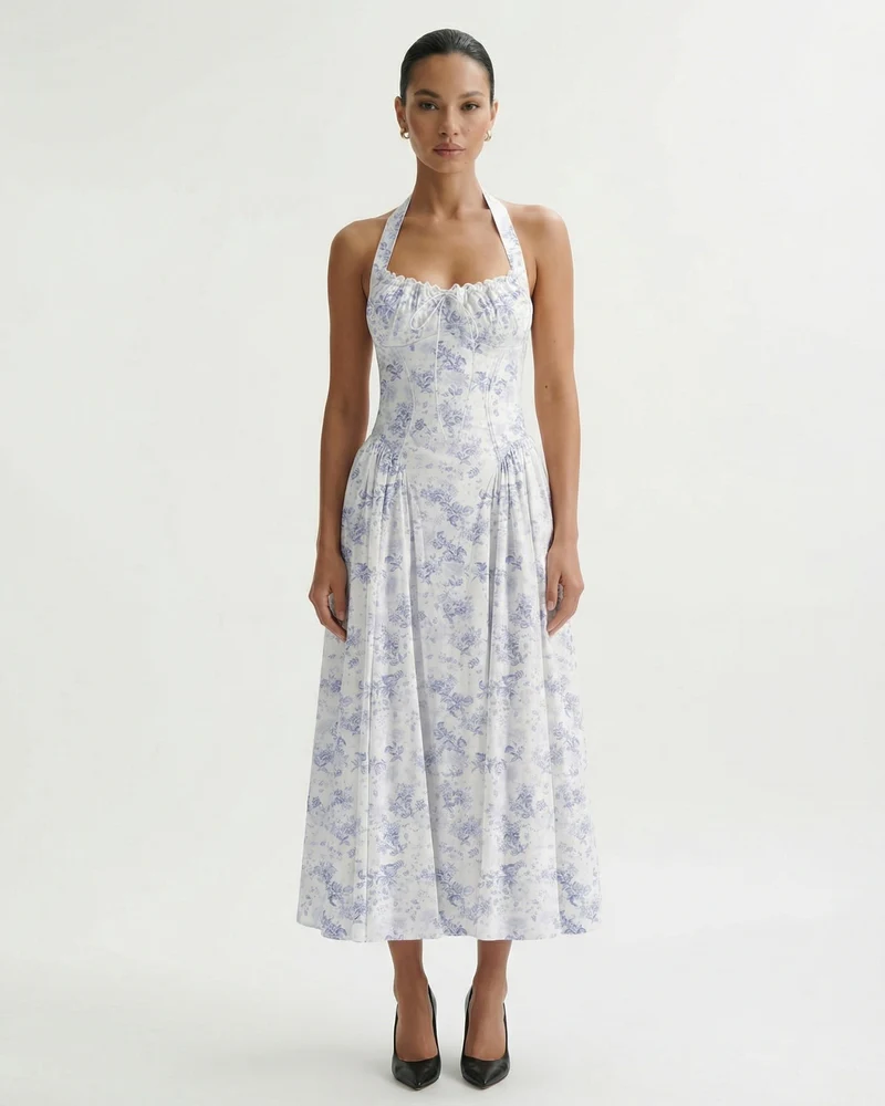 Halter Santorini Dress