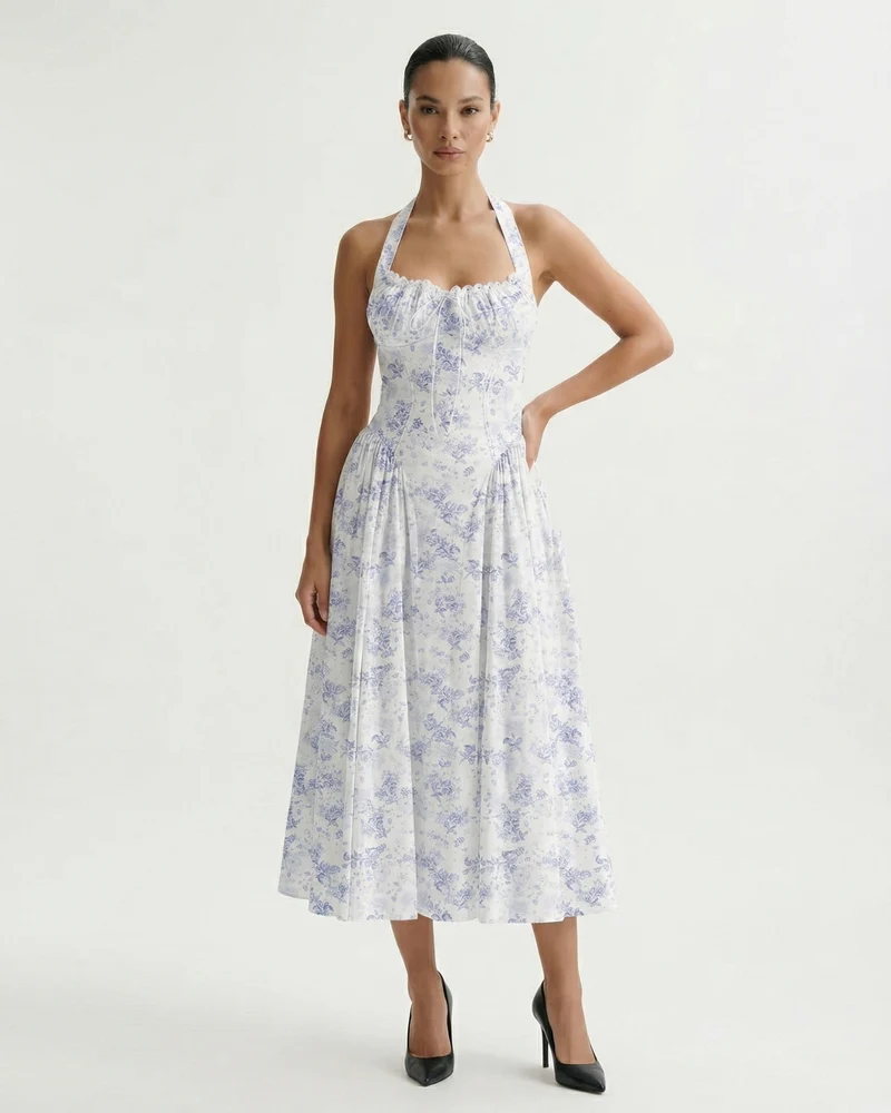 Halter Santorini Dress