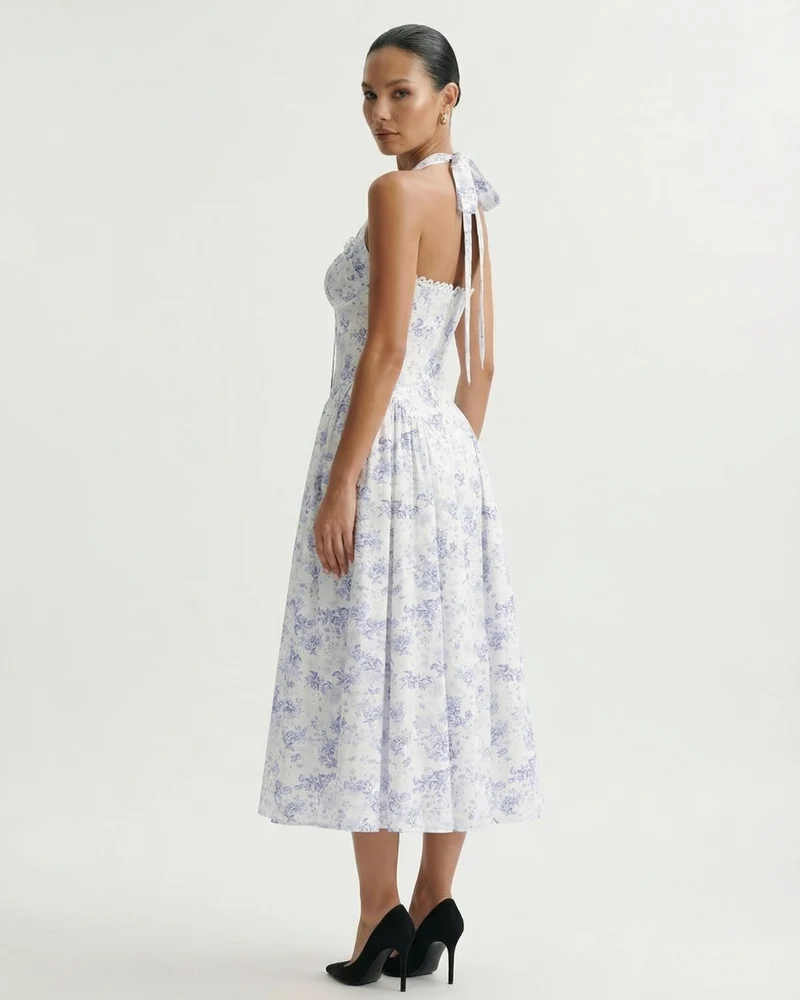 Halter Santorini Dress