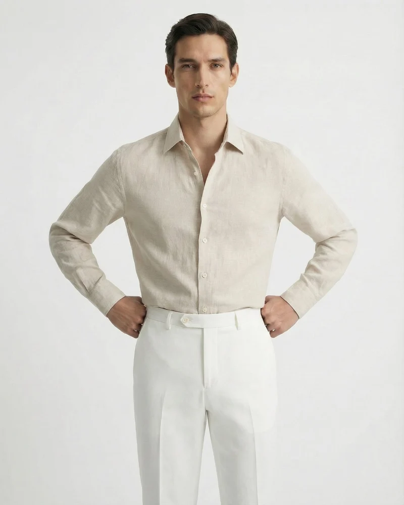 Lovau Cannes Shirt Apricot