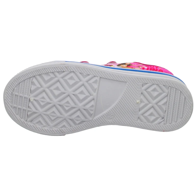 Soy Luna Leinen Slipper/Kletthalbschuh