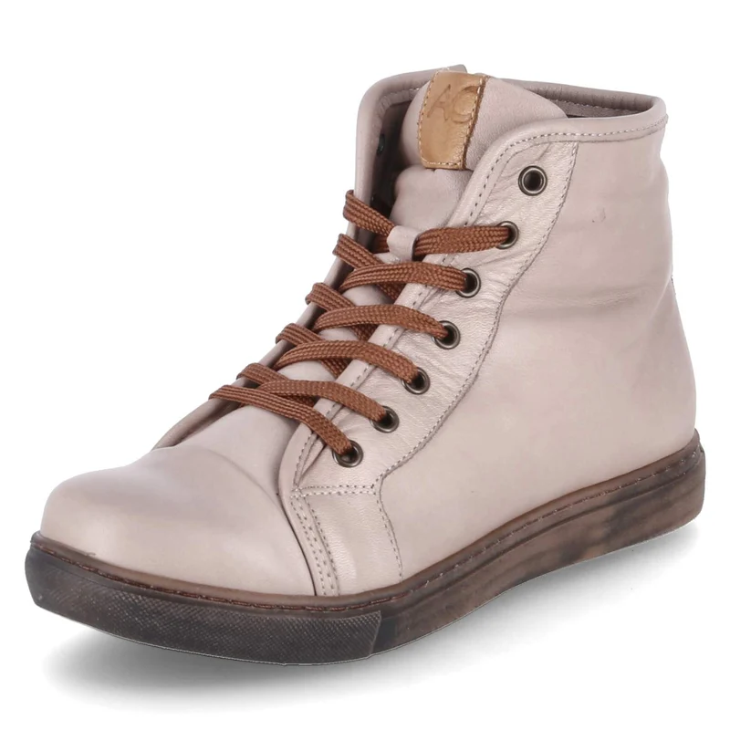 Schnürstiefeletten Grau