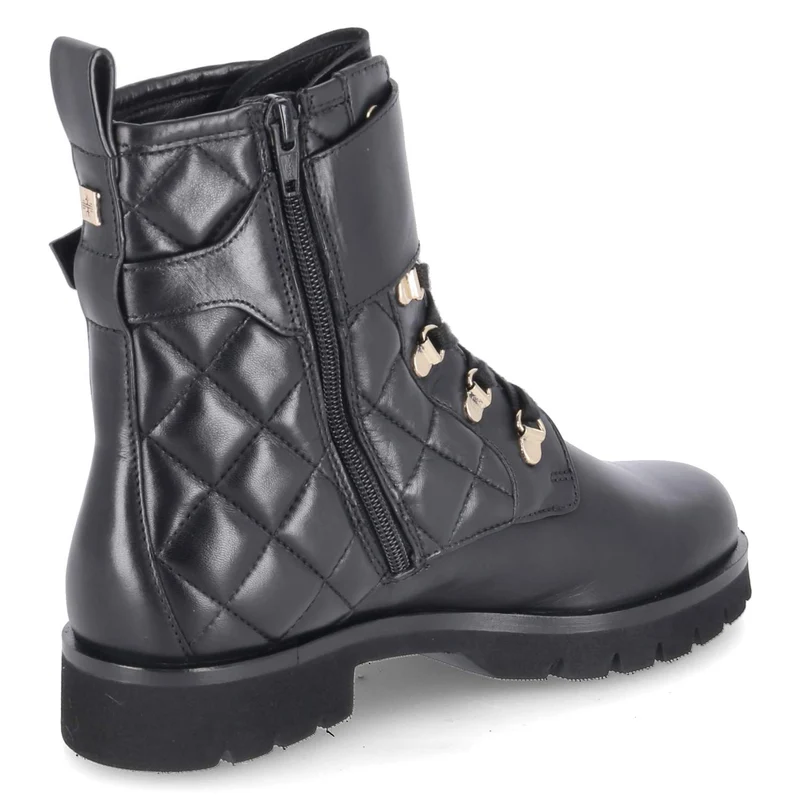 Schnürstiefeletten Schwarz