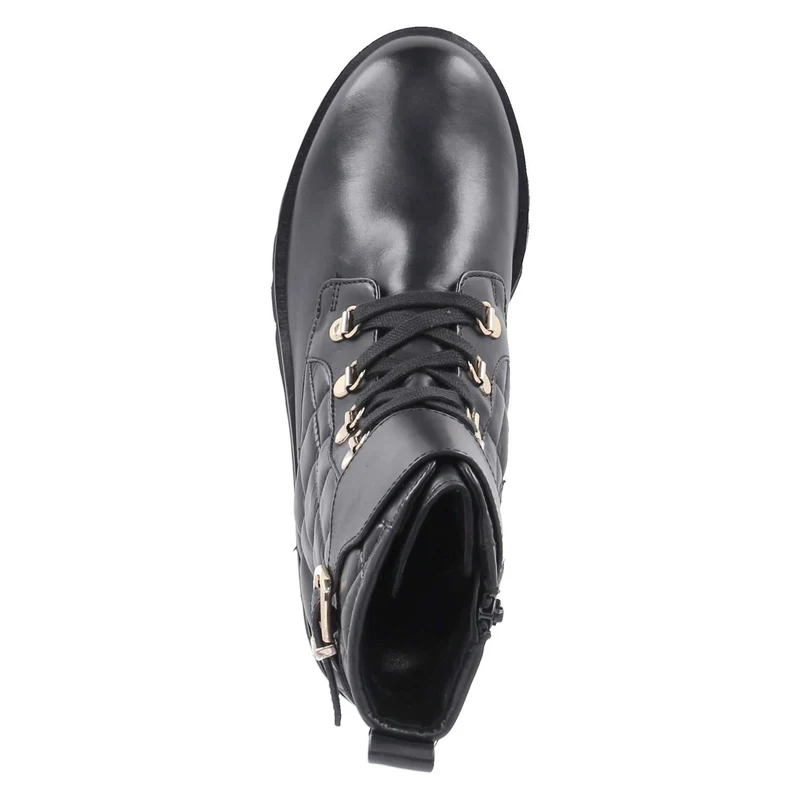 Schnürstiefeletten Schwarz