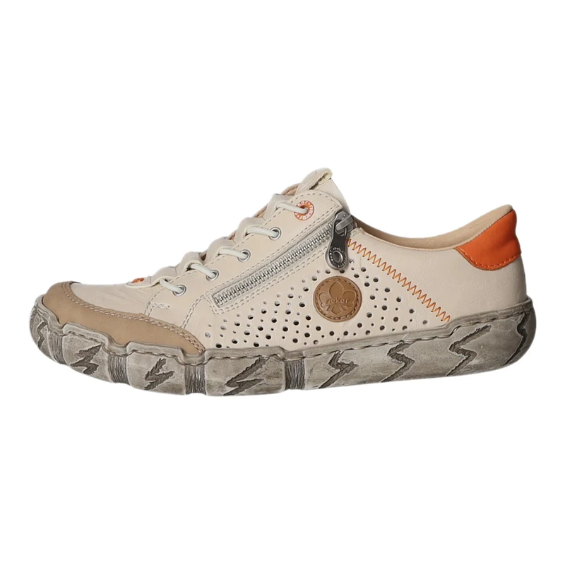 Rieker Slipper/Kletthalbschuh luftdurchlässig (durchbrochenes/geflochtenes Obermaterial)