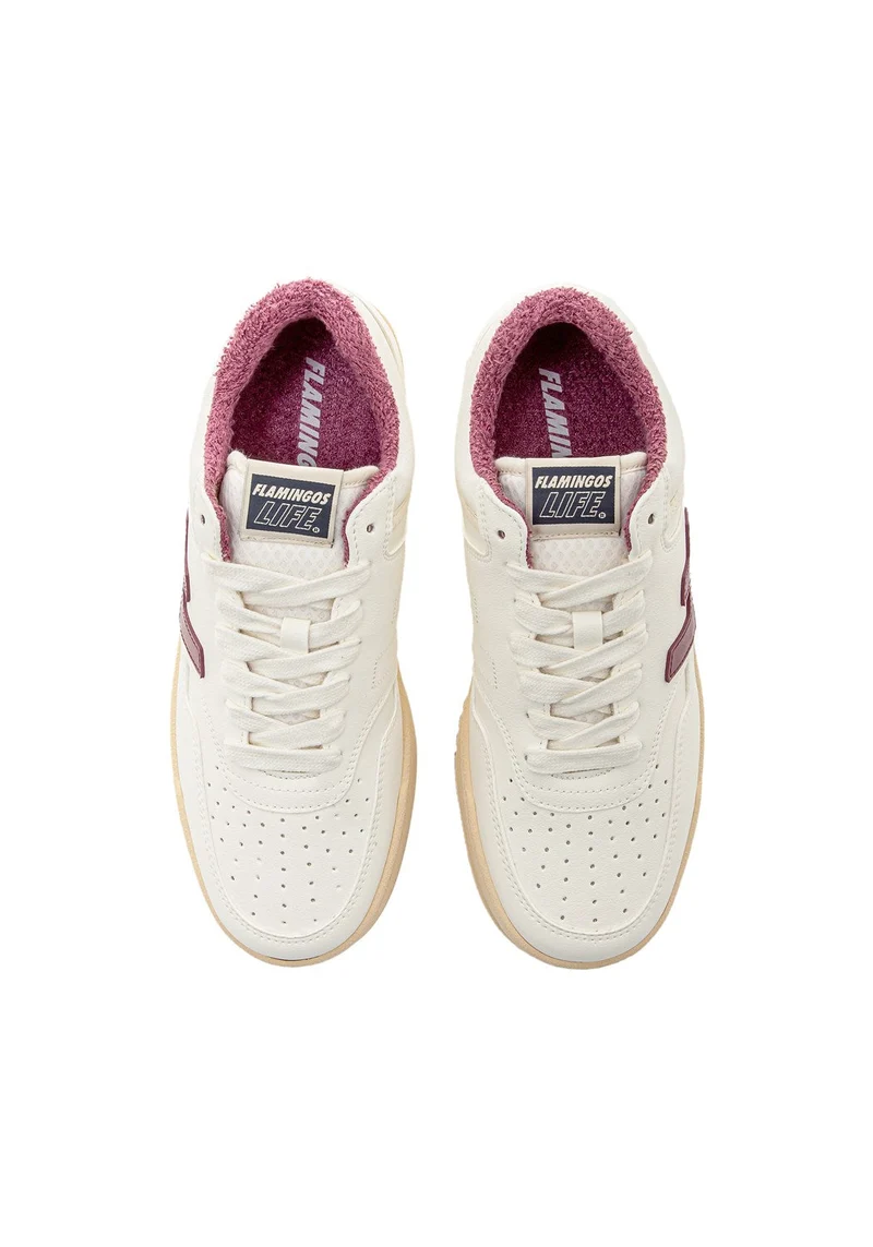Retro 90s pearl vanilla aubergine