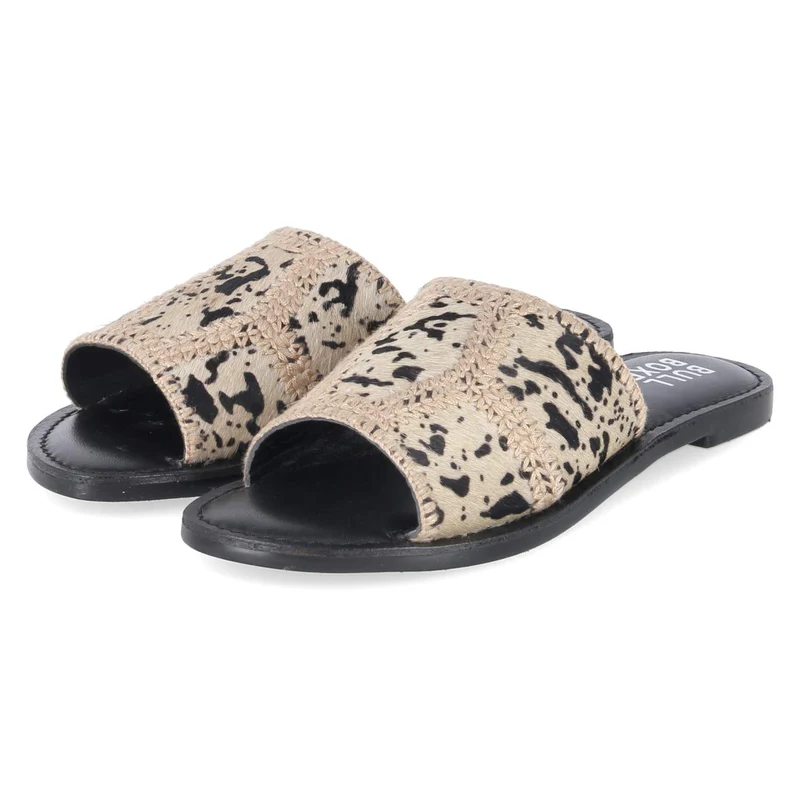 Pantoletten Beige