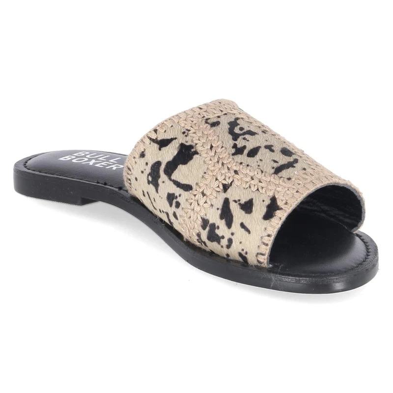Pantoletten Beige