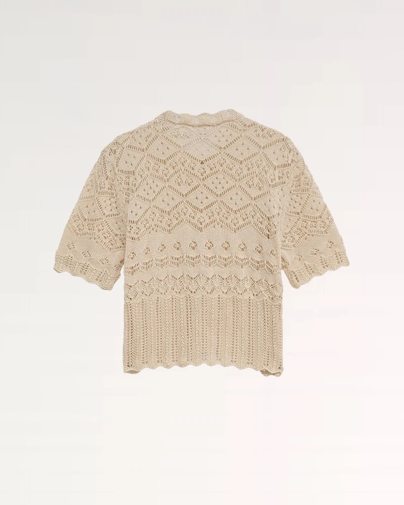 Aurora Jackquard Mesh T-shirt
