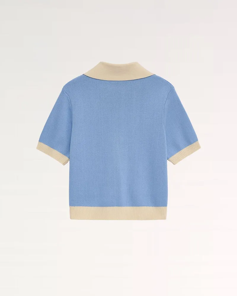 Cannes Light Blue Polo Shirt