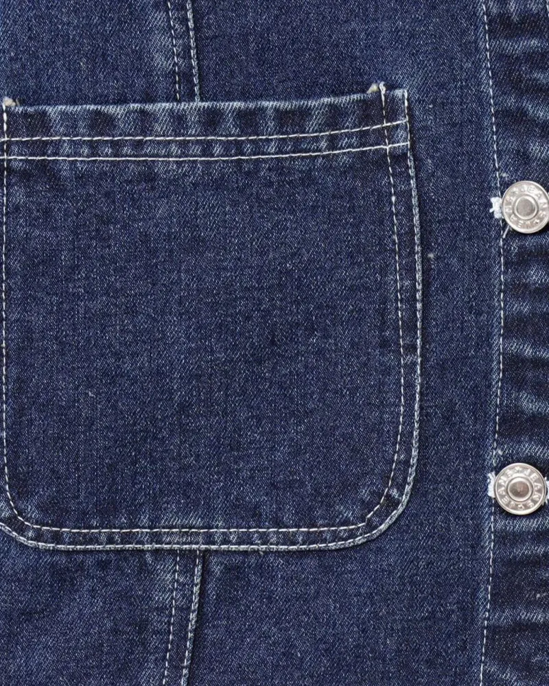 New York Navy Blue Denim Shirt