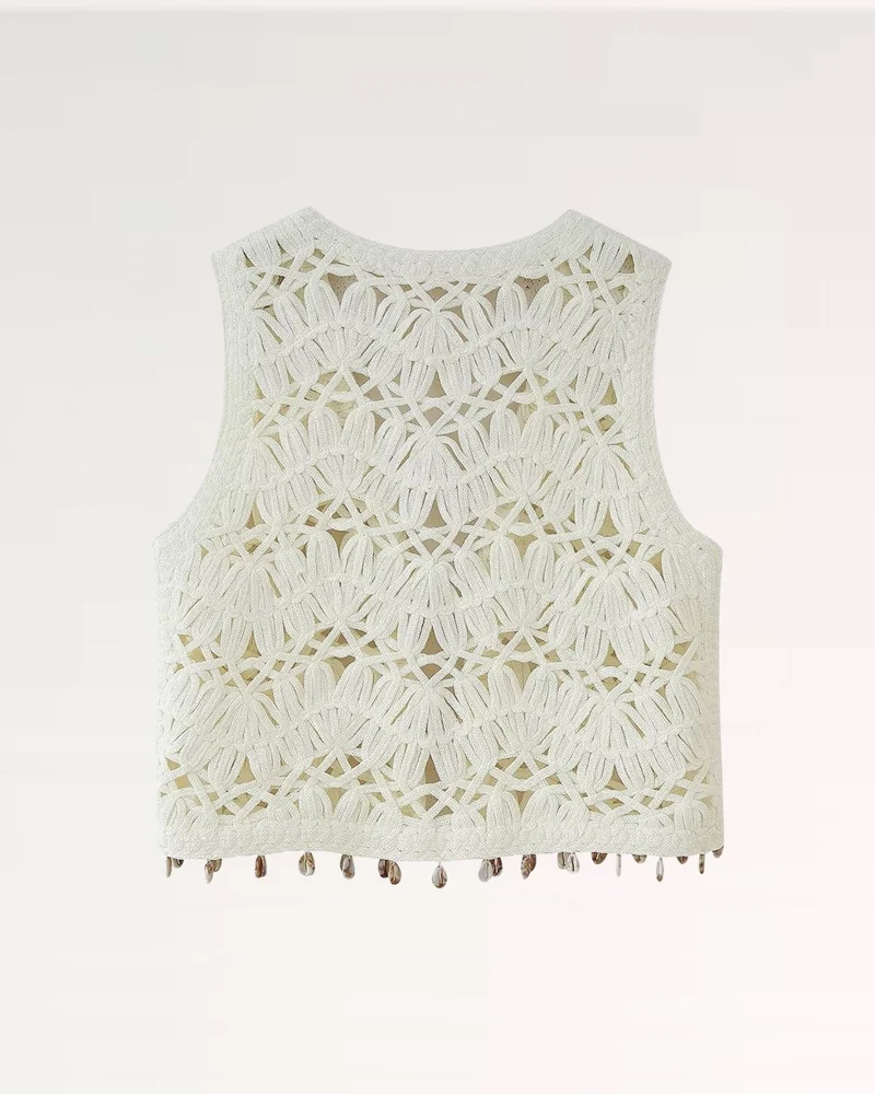 White Summer Vest