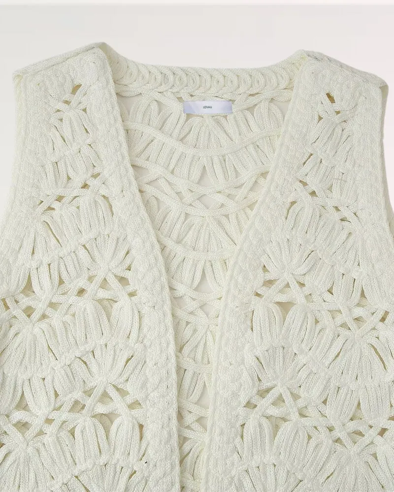 White Summer Vest