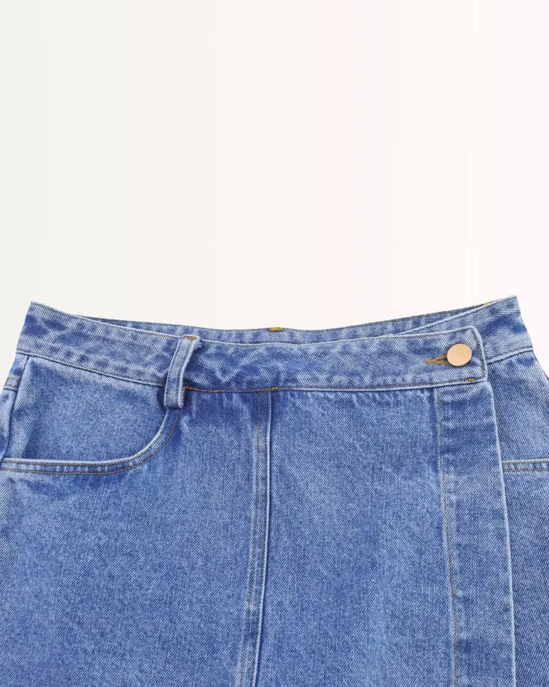 New york Denim Skirt