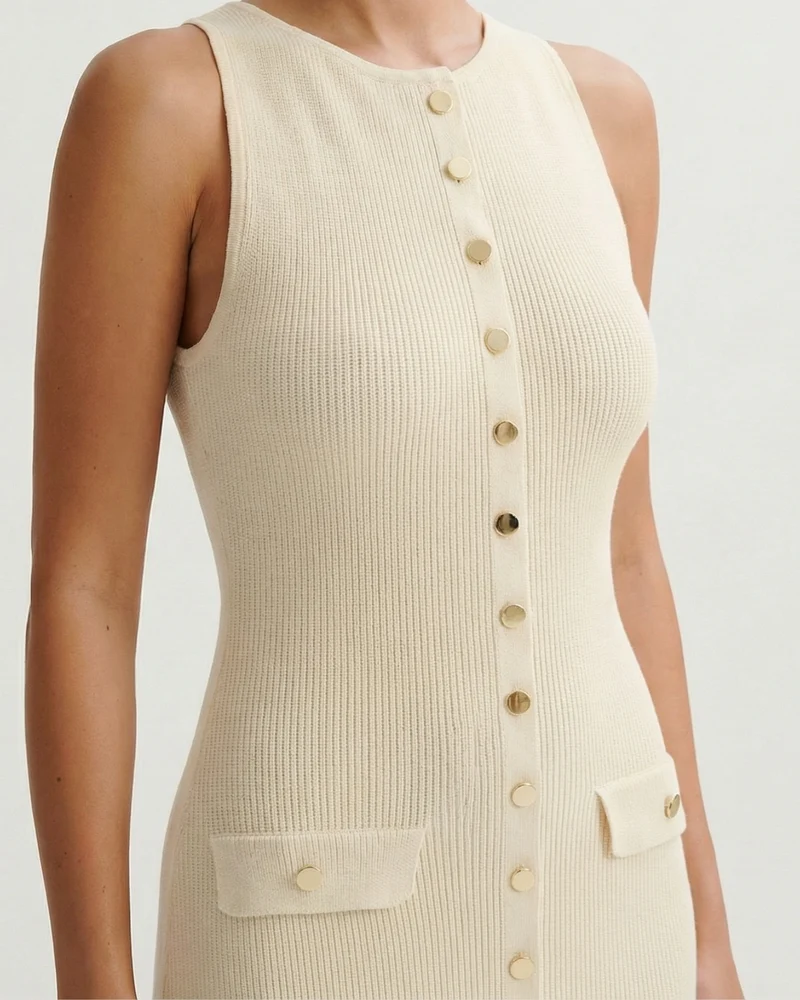 Old Money Knitted Dress