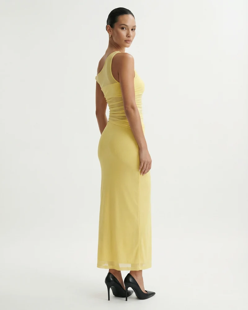 Milena Mesh Dress slim hip