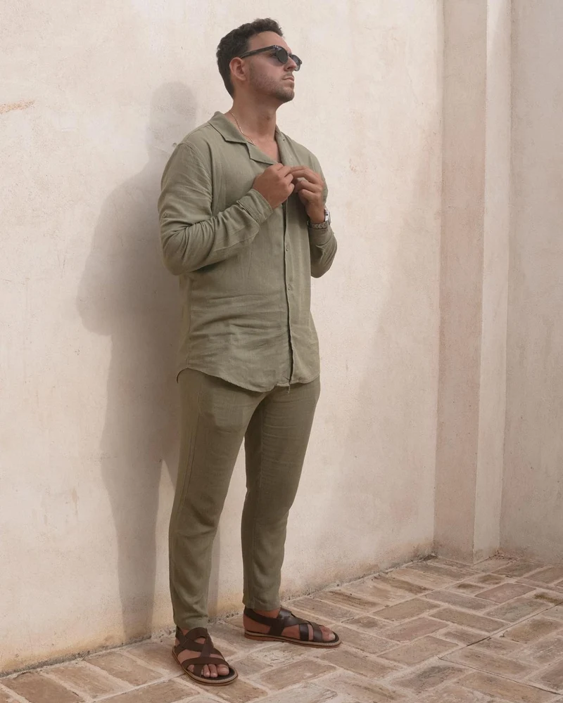 Old Money Dolce Vita Trousers - Soft Green