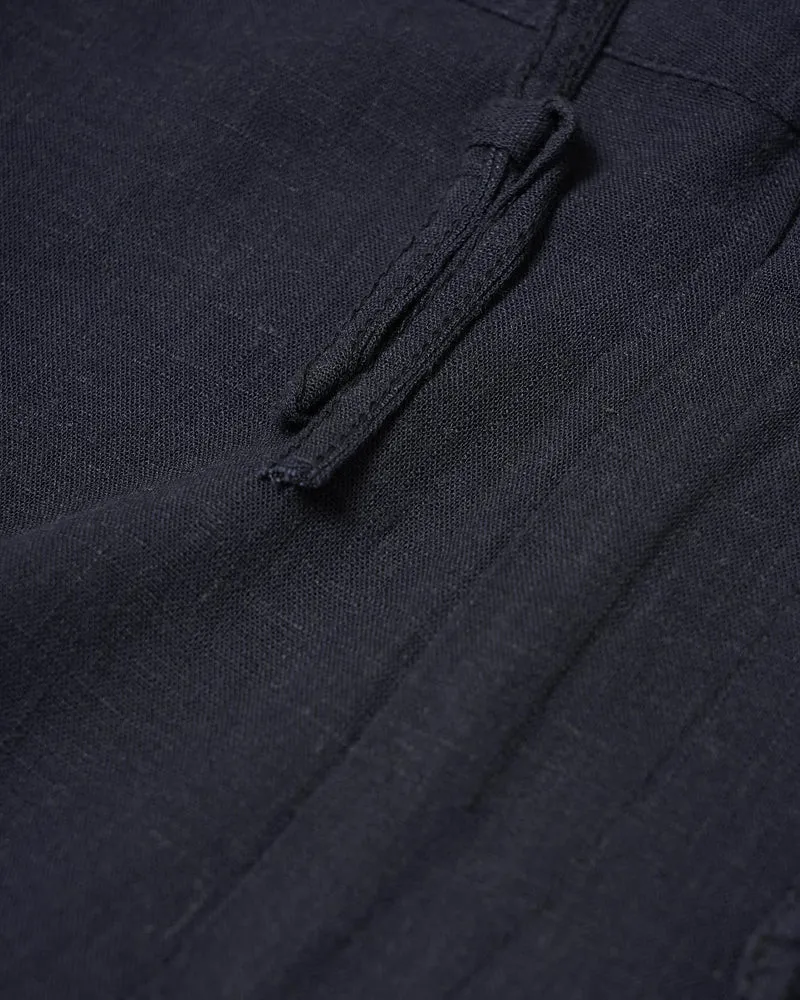 Old Money Dolce Vita Trousers - Navy Blue