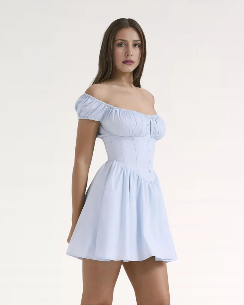 Lovau Seaside Collar Dress