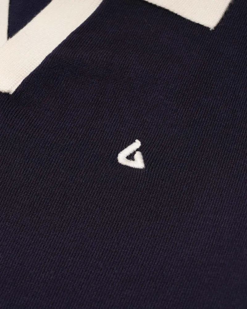 Old Money Polo Shirt Navy Blue