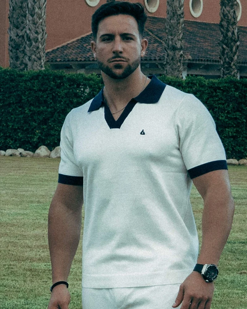 Old Money Polo Shirt White