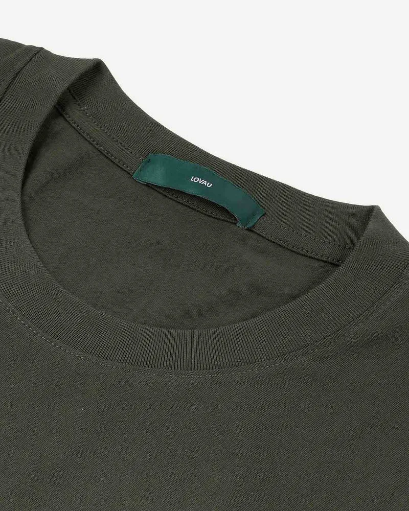 Old Money Cotton T-shirt Dark Green