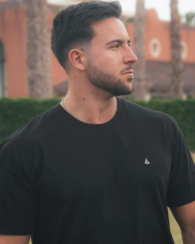 Old Money Cotton T-shirt Black