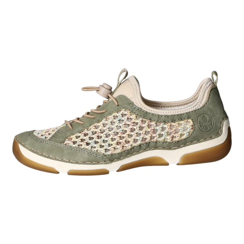 Rieker Slipper/Kletthalbschuh luftdurchlässig (durchbrochenes/geflochtenes Obermaterial)
