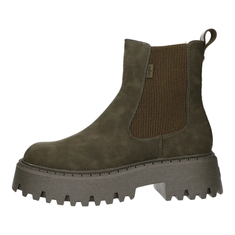 Buffalo Schlupf-/Reißverschlußstiefelette Warmfutter bis 35mm Absatz (casual) Aspen Chelsea Warm