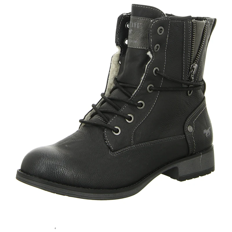 MUSTANG Schnürstiefelette Warmfutter bis 35mm Absatz (casual)