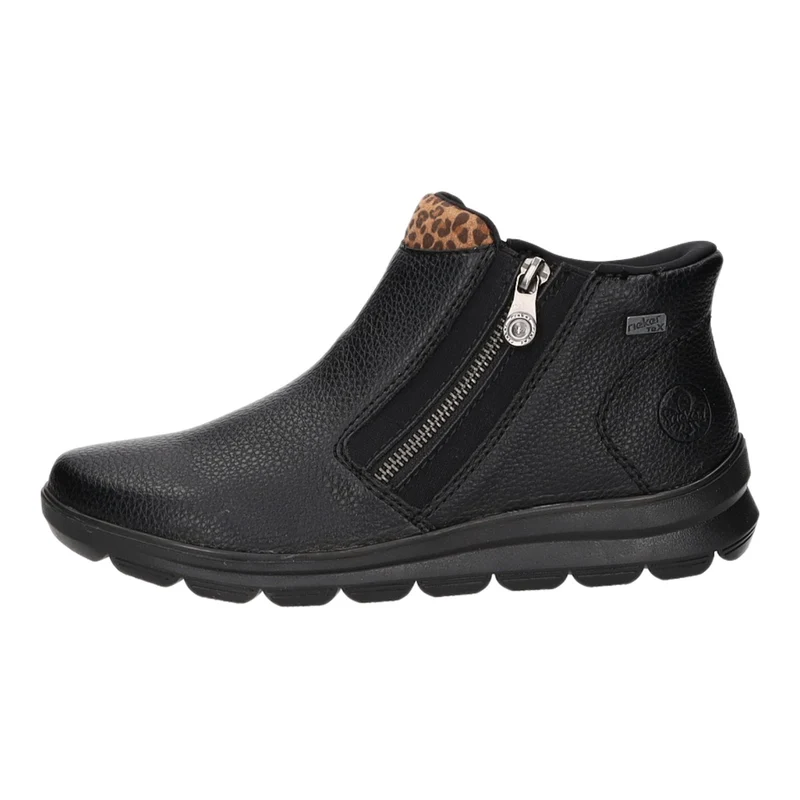Rieker Schlupf-/Reißverschlußstiefelette Warmfutter bis 35mm Absatz (casual)