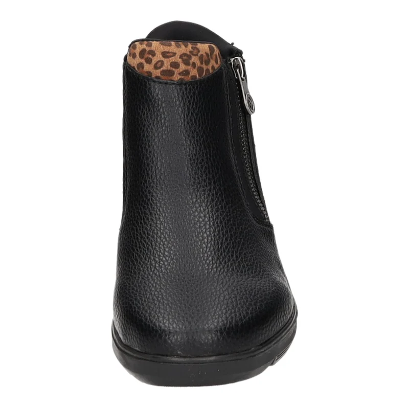 Rieker Schlupf-/Reißverschlußstiefelette Warmfutter bis 35mm Absatz (casual)