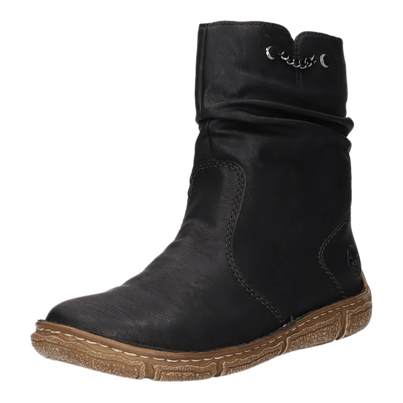 Rieker Schlupf-/Reißverschlußstiefelette Warmfutter bis 35mm Absatz (casual)