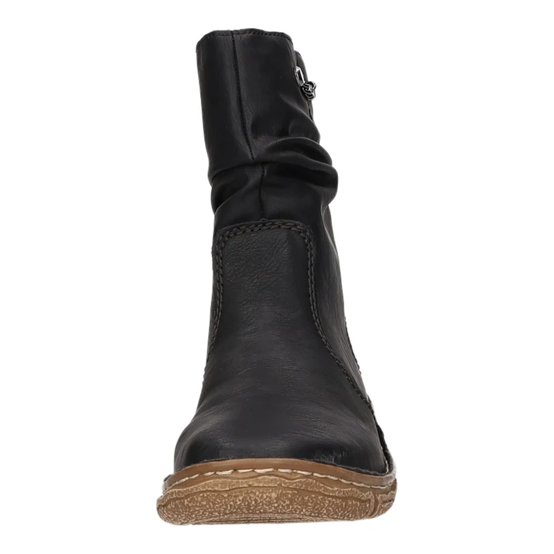 Rieker Schlupf-/Reißverschlußstiefelette Warmfutter bis 35mm Absatz (casual)