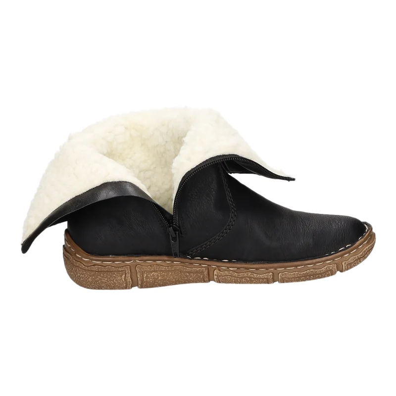 Rieker Schlupf-/Reißverschlußstiefelette Warmfutter bis 35mm Absatz (casual)