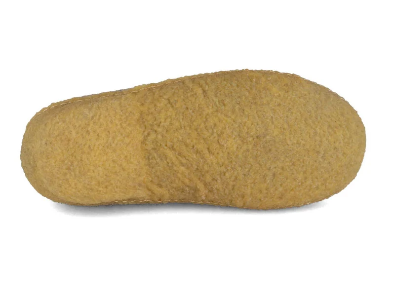Hüttenschuhe mit Einlagen & Gummisohle Vitus, torf