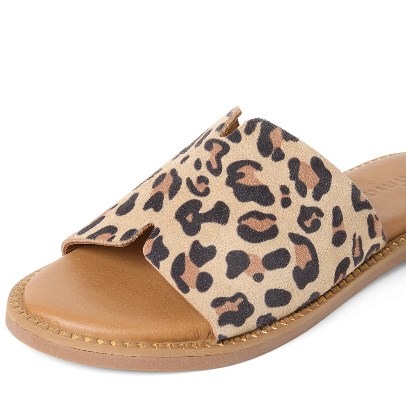 Tamaris Lederpantolette 27136 Leopard