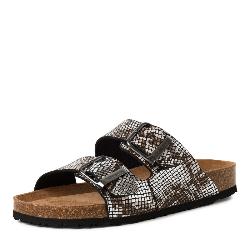 Tamaris Pantolette 27523 Schwarz/Snake