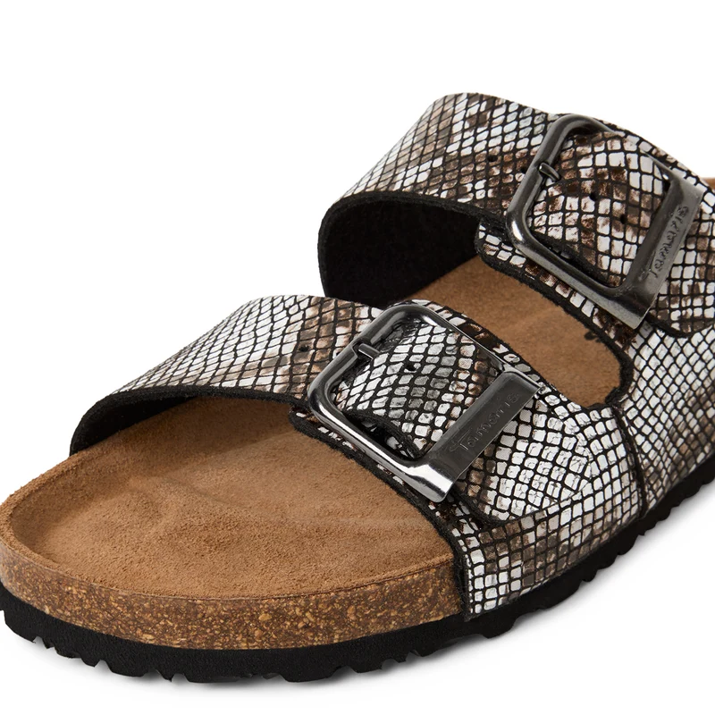 Tamaris Pantolette 27523 Schwarz/Snake