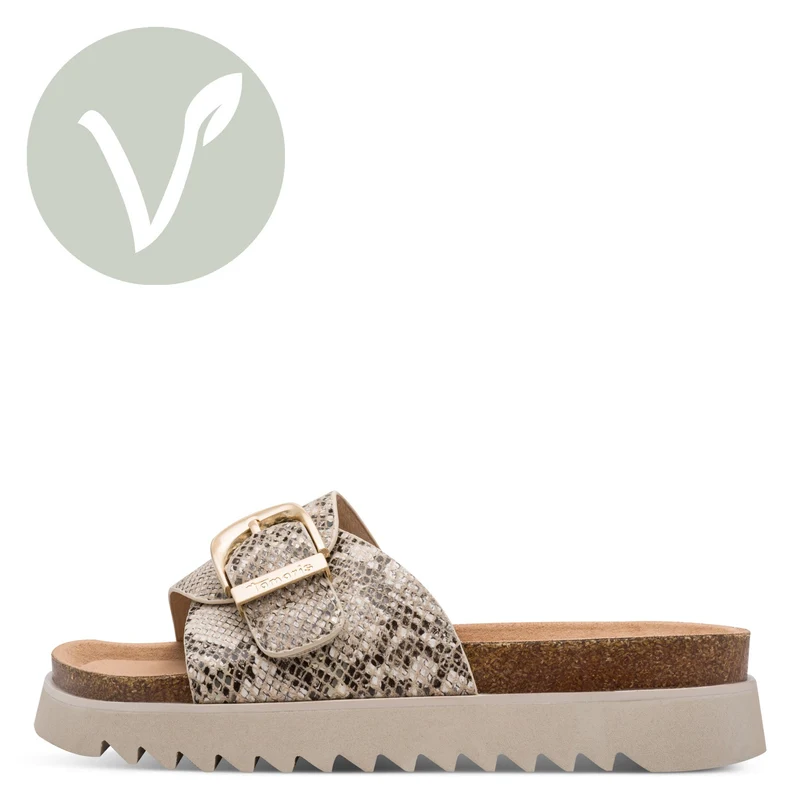 Tamaris Pantolette 27401 Beige/Snake