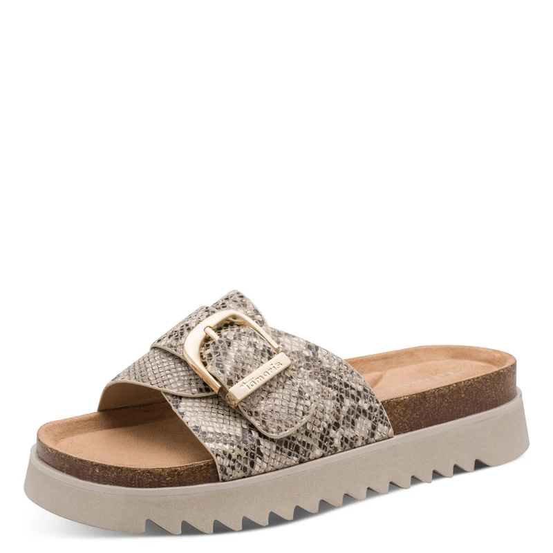 Tamaris Pantolette 27401 Beige/Snake