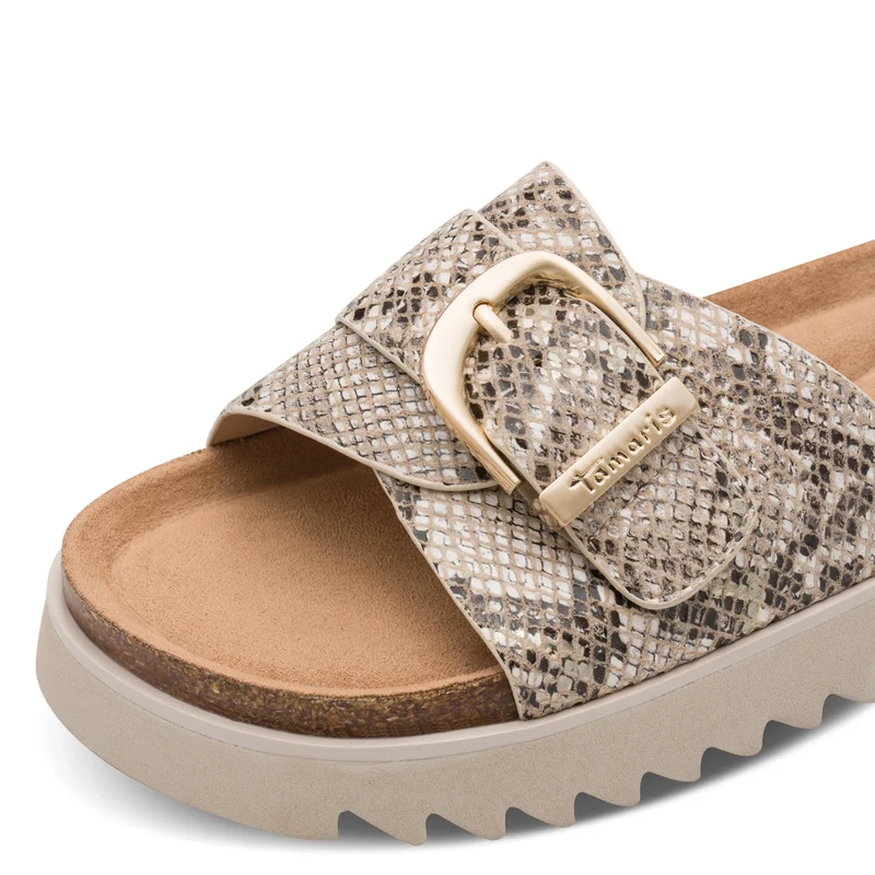Tamaris Pantolette 27401 Beige/Snake