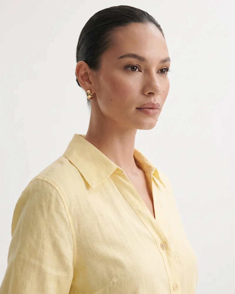 Milena Natural Linen Shirt